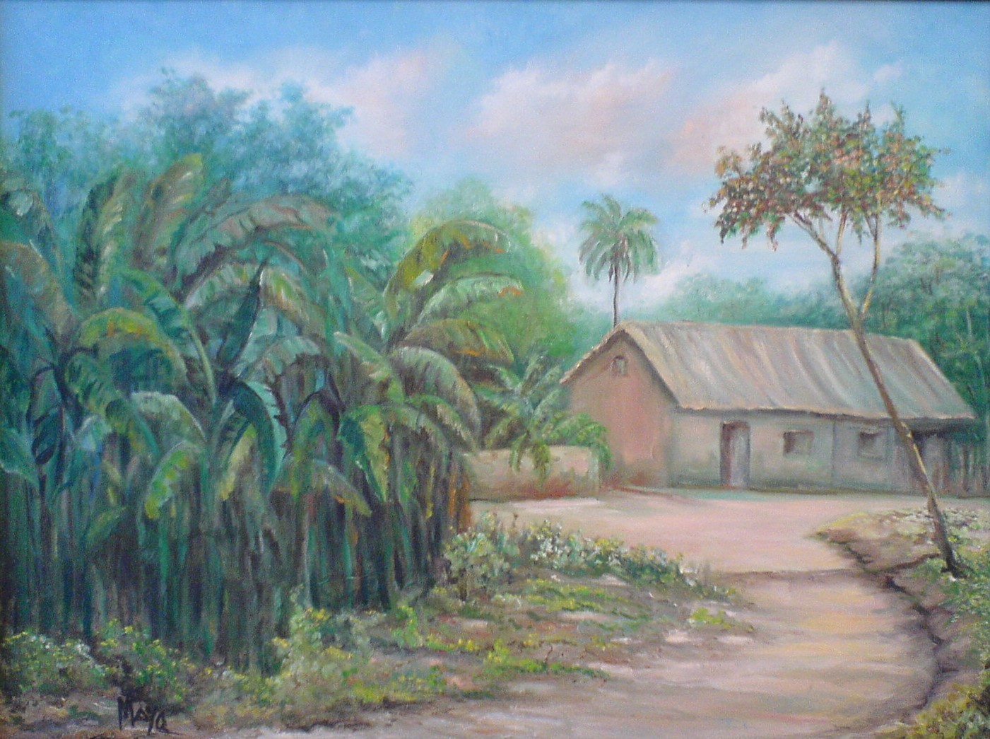 platanal en el pueblo