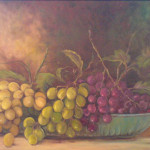 plato de uvas