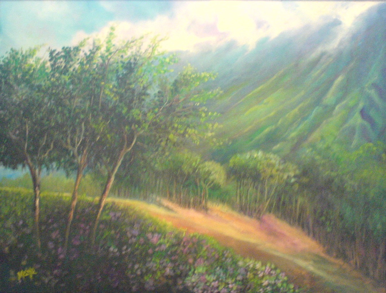 al pie de la montaña