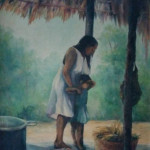 madre e hija indígenas