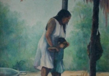 madre e hija indígenas